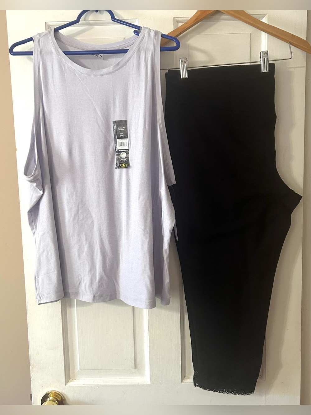 Women’s Terra & Sky Lace Capri Leggings w/ Top 2X